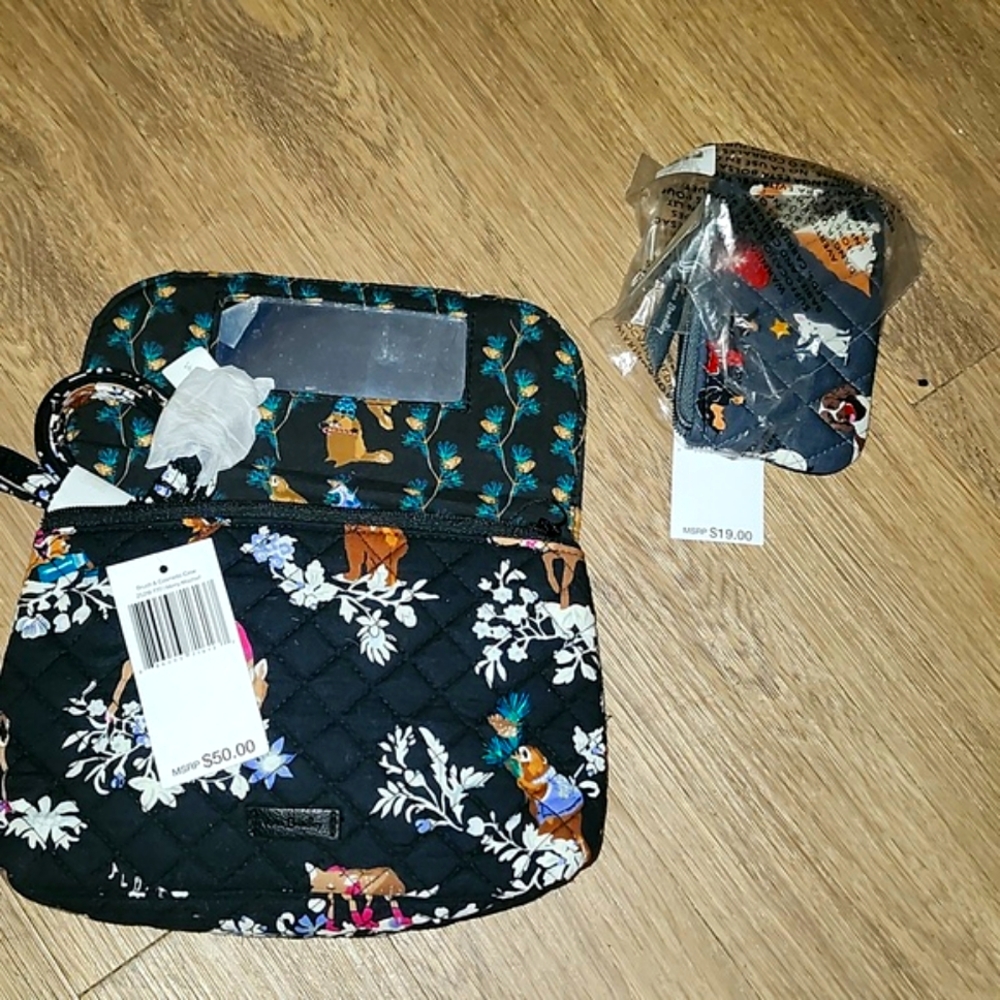 Vera Bradley Quilted Floral Clutch with wallet!